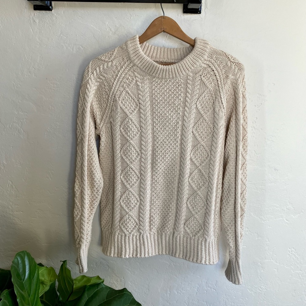 LL Bean Fisherman Sweater
